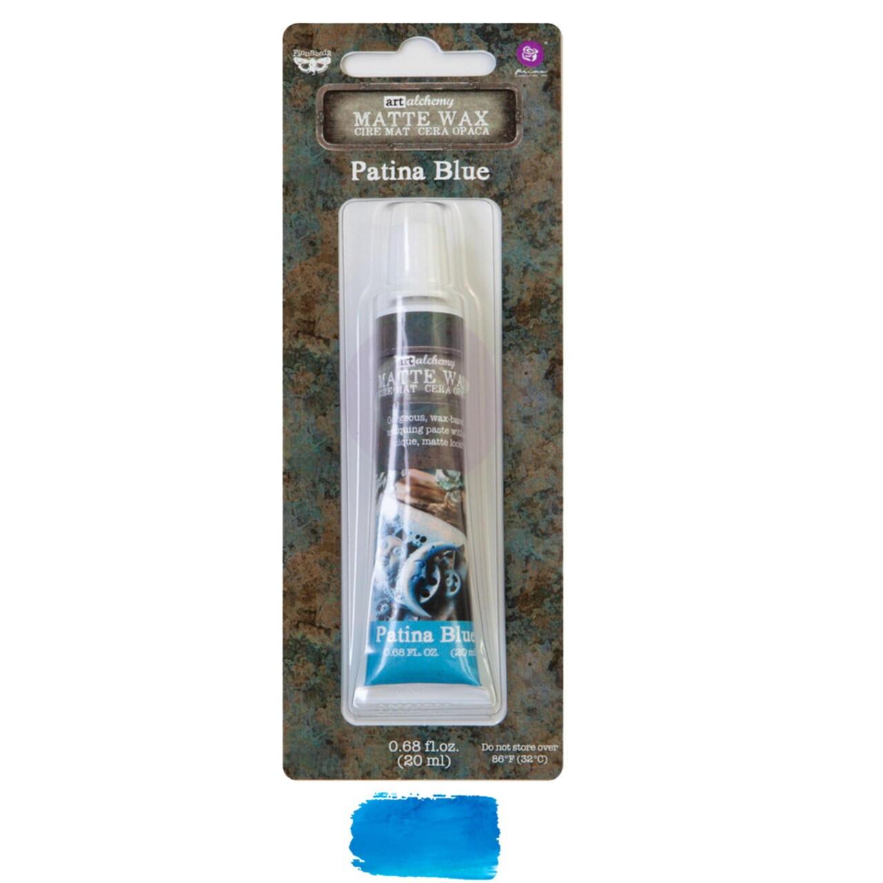 Prima Marketing Inc Finnabair Wax Paste - Patina Blue - 0.68 Fl Oz (20 Ml) 655350967871